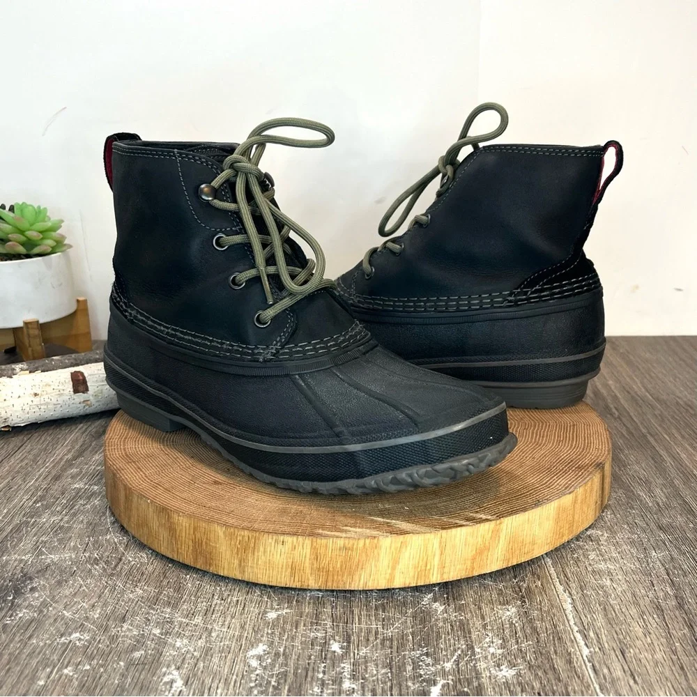 *UGG | Men's Zetik Black Waterproof Leather Boots 1017304 Size 9